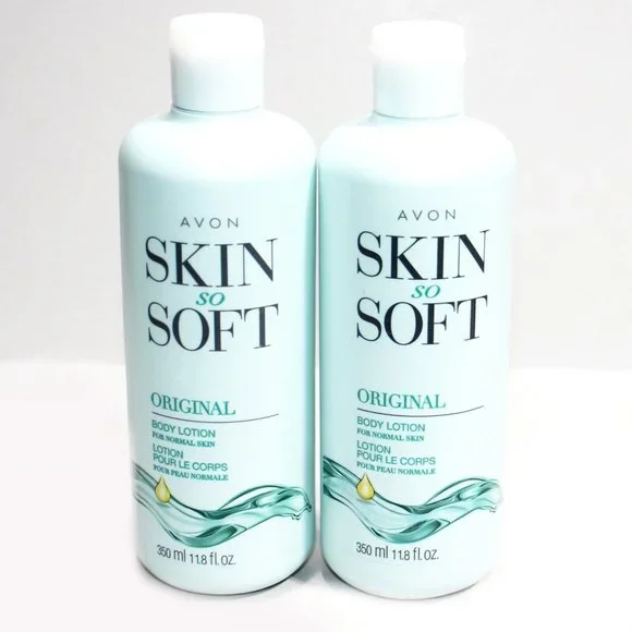 X2 Avon Skin So Soft Original Body Lotion Jojoba 11.8 oz Each - Picture 1 of 2